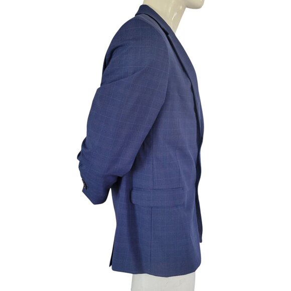 Tommy Hilfiger Mens Blue Single-Breasted Blazer Two-Piece Suit (Size 44R) - Picture 3 of 13